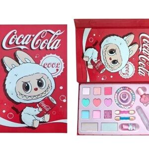 Coca-Cola Red and Pink Cute Character Eyeshadow Set
